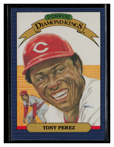 1986 Donruss Diamond Kings #15 Tony Perez