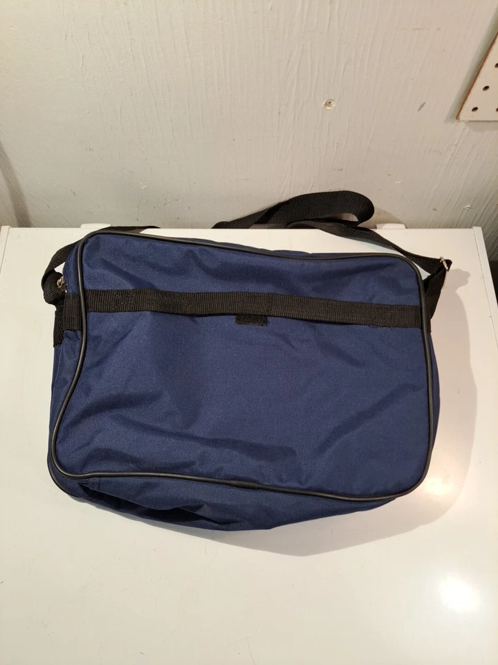 American Tourister Navy Blue Shoulder Bag Lightweight Carry-On Computer - Image 4 of 4