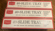 3 Three VINTAGE SEARS 40 - SLIDE TRAY END LOCK