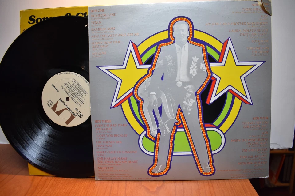 Jerry Wallace self-titled 2 LP set Superpak LP United Artists Stereo Gatefold Foto 2 de 2