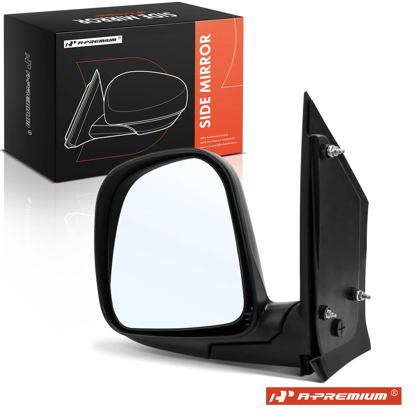 A-Premium Driver Manual Mirror w/ Manual Folding for Chevy Express 1500 2500 GMC