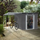 Garden Shed Storage Shelter Bicycle Tent Bike Log Store Equipment Cover 5-10ft