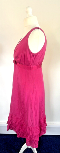 Monsoon, Dress, Size 14, Hot Pink, Mid Length, Party, Summer, Wedding - Picture 3 of 10