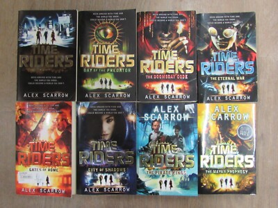 1-8 GRIPPING TIME RIDERS BOOKS by ALEX SCARROW  ** FREE UK POST ** PAPERBACK