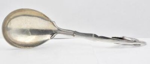 Antique Georg Jensen Denmark Pattern #141 Sterling Silver Tulip Spoon ladle