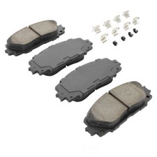 Disc Brake Pad Set-Black Series Ceramic Brake Pads with Hardware Quality-Built