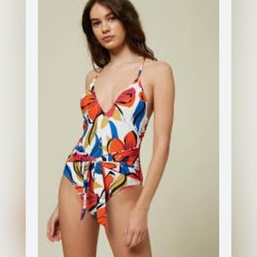 Costume da bagno monopezzo collo a V O'Neill