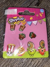 Shopkins Stainless Steel Trio Earrings Set Strawberry Taco Popcorn