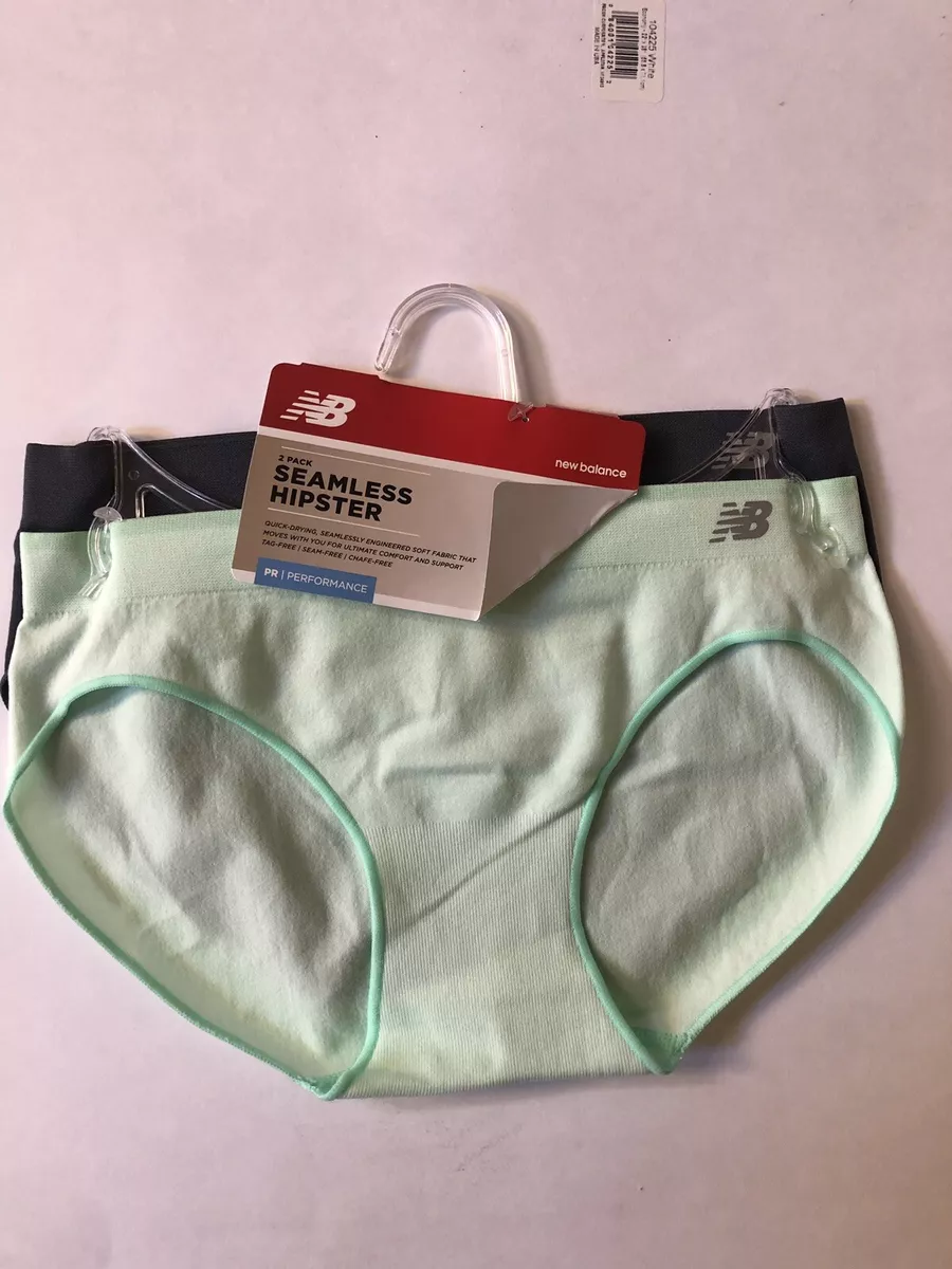 NEW BALANCE Women’s Performance Seamless Hipster Panty 2-Pack Size Medium