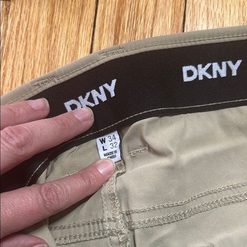 DKNY Essential Tech Pants in Tan Size 34x32 - Picture 5 of 7