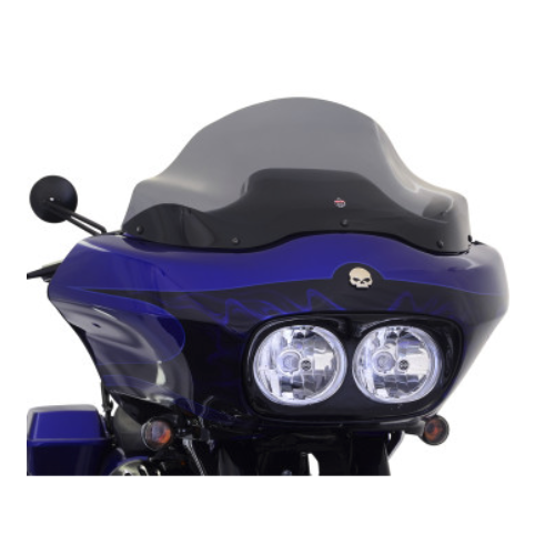 Klock Werks Flare Windshield for 1998-13 Harley FLTR - 12 inch - Dark Smoke - Picture 1 of 1