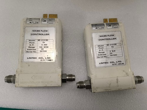 Lintec Mass Flow Controller MC-2101 HE/AR/N2/O2/CHF3 4V MFC - Picture 8 of 12