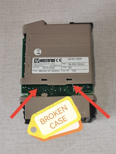 WESTERMO MD-62DC MODEM / Type: MD-62 ST - With Missing & Broken Case Cover - Picture 14 of 14