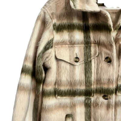 ジャケット・アウター ADORABLE SHAGGY CHECK COAT AMERI BRN Brand New and Unused: AMERI ADORABLE SHAGGY CHECK COAT