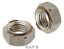 HEXAGON WELD NUTS HEX WELDING NUT A2 STAINLESS STEEL METRIC M3 M4 M5 M6 M10 M12