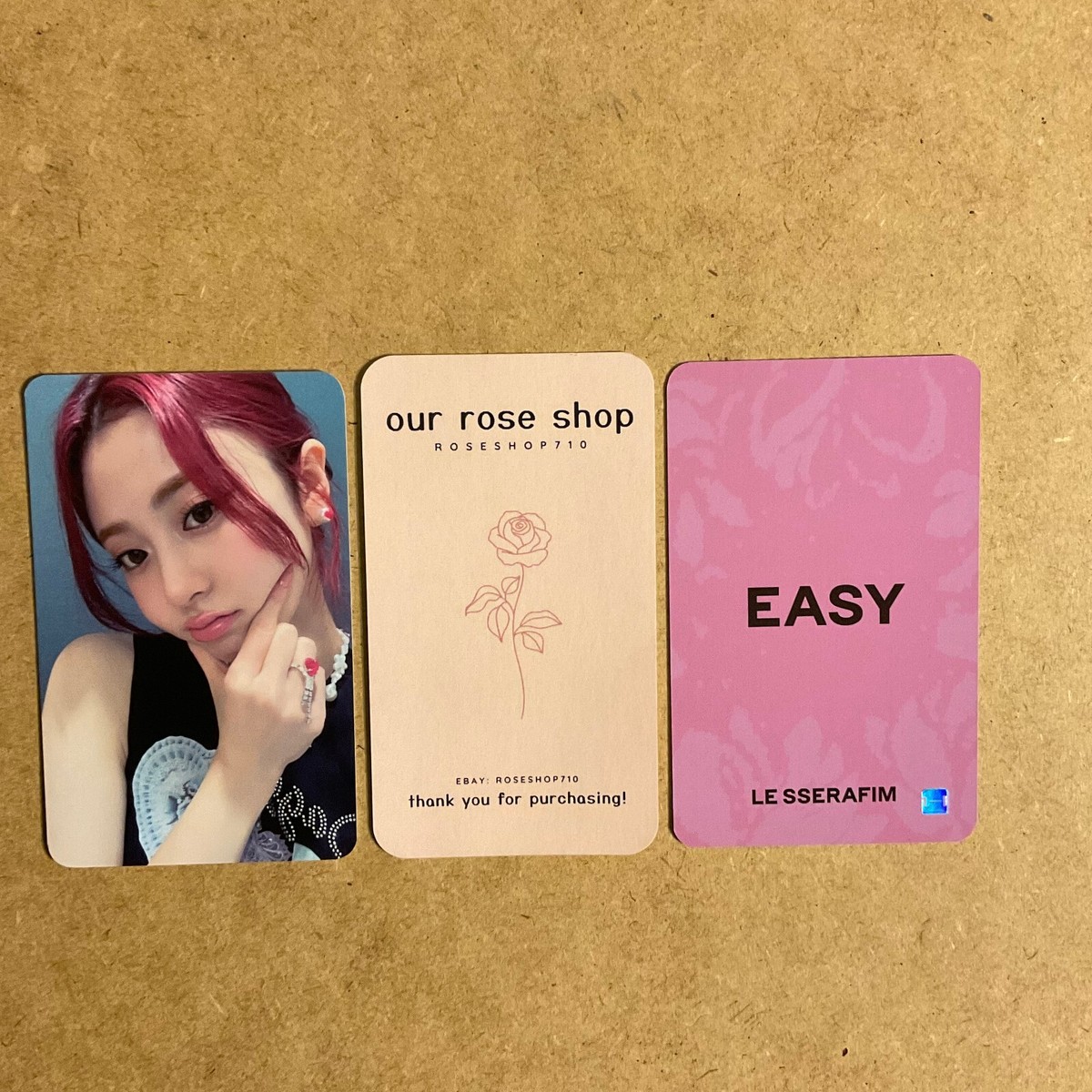 LE SSERAFIM Easy Official M2U R2 2.0 Lucky Draw LD Benefit