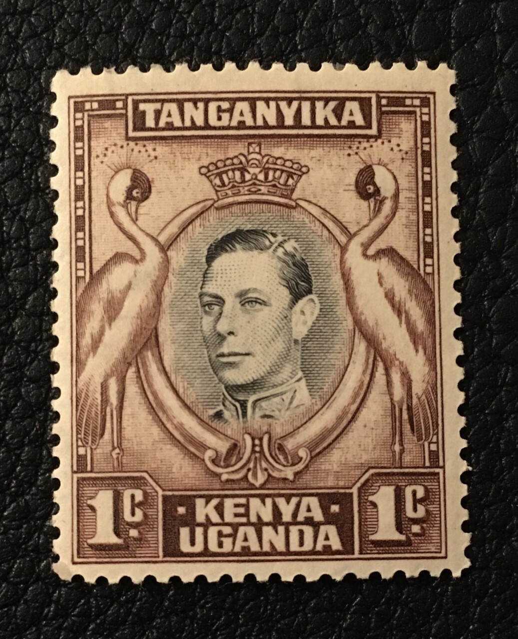 Kenya Uganda Tanganyika KGVI 1c 1937 Stamp Grelly UK