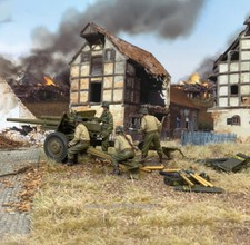 W.Britain 25146 "Advance to the Rhine" U.S. M5, 3-Inch Anti-Tank Gun Britains 