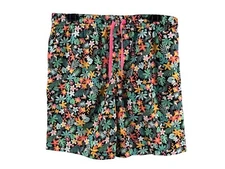 Chubbies Men's Black Floral The Boomerangs Classic Swim Shorts Large 7in NEW