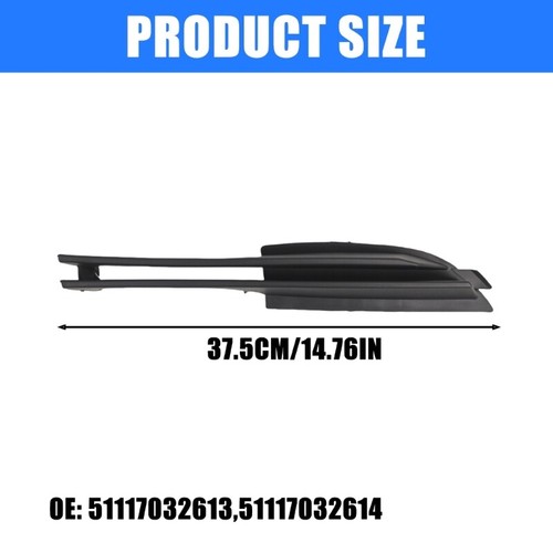Fog Light Grille Front Lower Bumper Frame Cover 51117032613 51117032614 for E46 - Picture 8 of 10