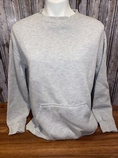 Danskin brand gray crew neck sweatshirt woman  s size M