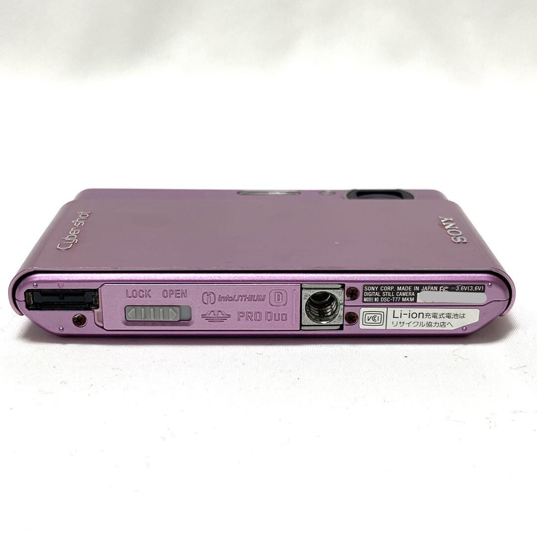 Exc ] SONY Cyber-shot DSC-T77 Digital Camera Pink Japanese