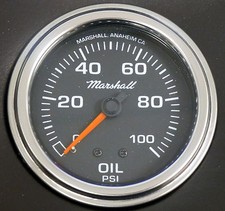 Marshall Comp Ii 3013 Mecanical Oil Pressure Gauge 2 58 Black Dial 0-100 Psi Marshall Comp Ii 3013 Mecanical Oil Pressure Gauge 2 58 Black Dial 0-100 Psi