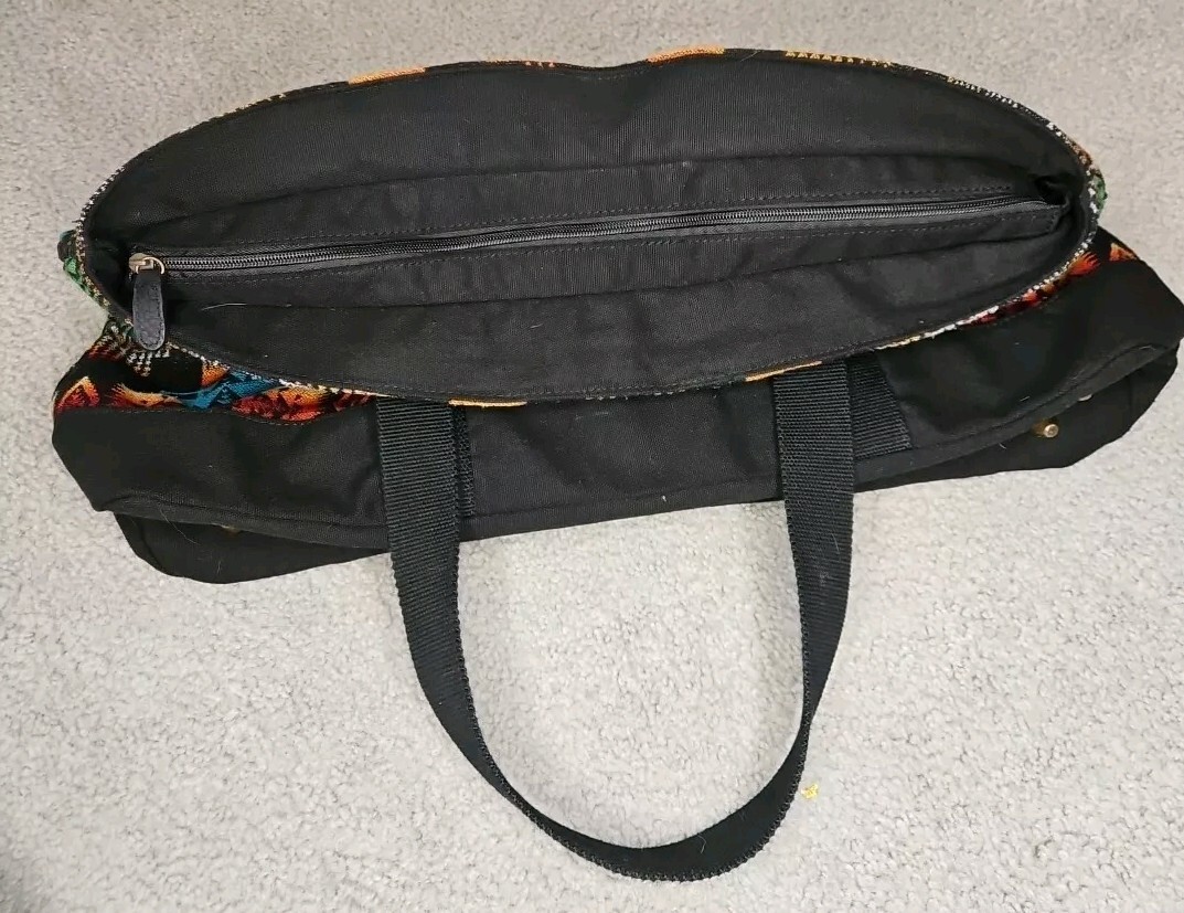 Pendleton Wool Large Canvas Tote Bag Southwestern Aztec