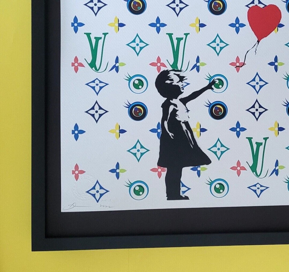 Graffiti Death NYC Grande Enmarcado 16x20 pulgadas Certificado de Autenticidad Banksy Girl Murakami 2/ Foto 4 de 4