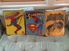 Superman, Batman, Spiderman Distressed Retro Vintage Style Metal Tin Sign 12” X