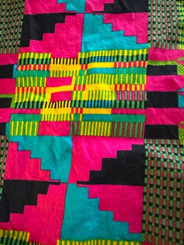 Colorful Diyanu African Print Ankara-Style Off-Shoulder Womens Top M Cotton boho - Picture 13 of 17