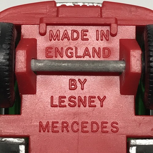 Lesney Matchbox Superfast Mercedes Scaffolding Builders Truck 1969 Silver UK - Picture 11 of 11