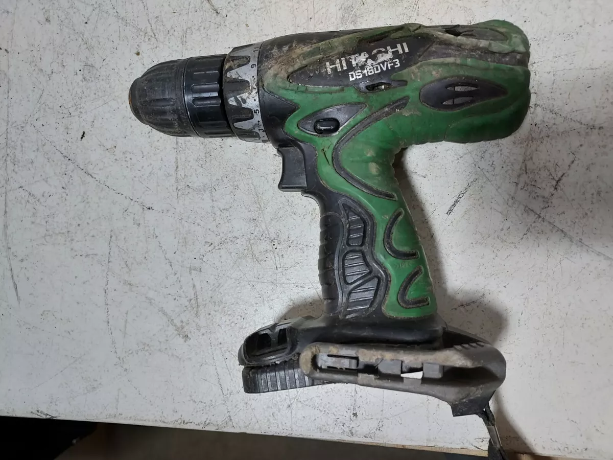 Hitachi 18V 1 2 Cordless Drill Driver Bare Tool DS18DVF3 eBay