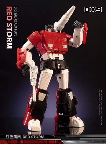 New Transformation toys DX9 toys DX9 D21-02 Red Storm Figure In Stock - Picture 2 of 5