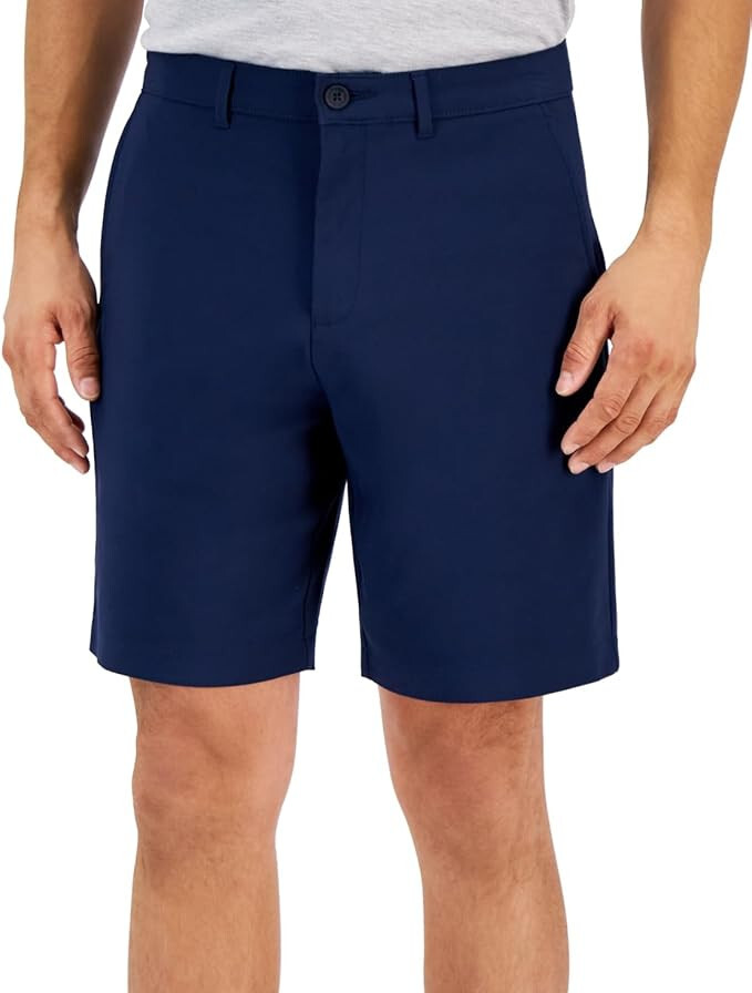 Повседневные шорты Alfani Mens Regular fit однотонные синие30 5990₽