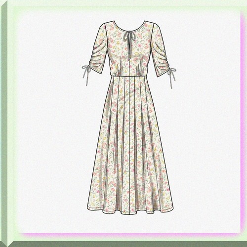 ChicStitch Misses' Dress Kit - N6695 | Sizes 4-16 Sewing Pattern - Picture 5 of 7