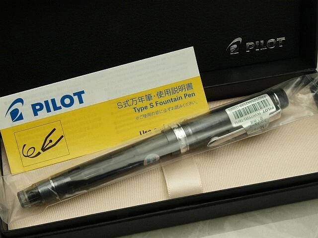 Pilot Japanese FP/ Custom HERITAGE 92 FM-nib 14K Black Smoke Transparent