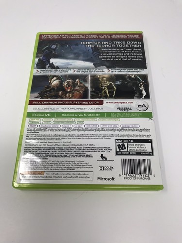 Dead Space 3 Limited Edition (Xbox 360) - Picture 2 of 4