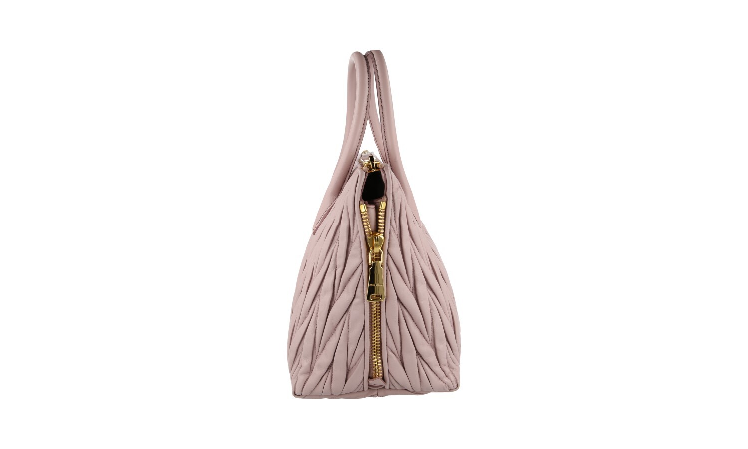 Authentic MIU MIU Leather Matelasse Shoulder Bag 5BB020 N88 F010F image 8