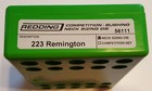 56111 REDDING COMPETITION BUSHING NECK SIZING DIE 223 REMINGTON BRAND NEW