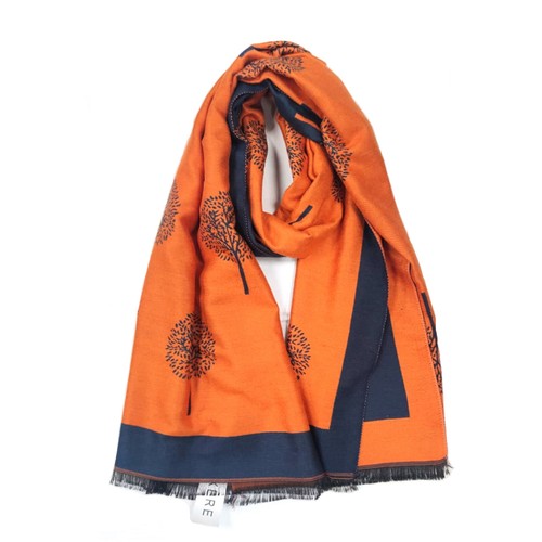 Mujer Dama Boutique Elegante Mezcla de Cachemira Estampado Árbol de la Vida Bufanda de Invierno Reino Unido - Imagen 5 de 11