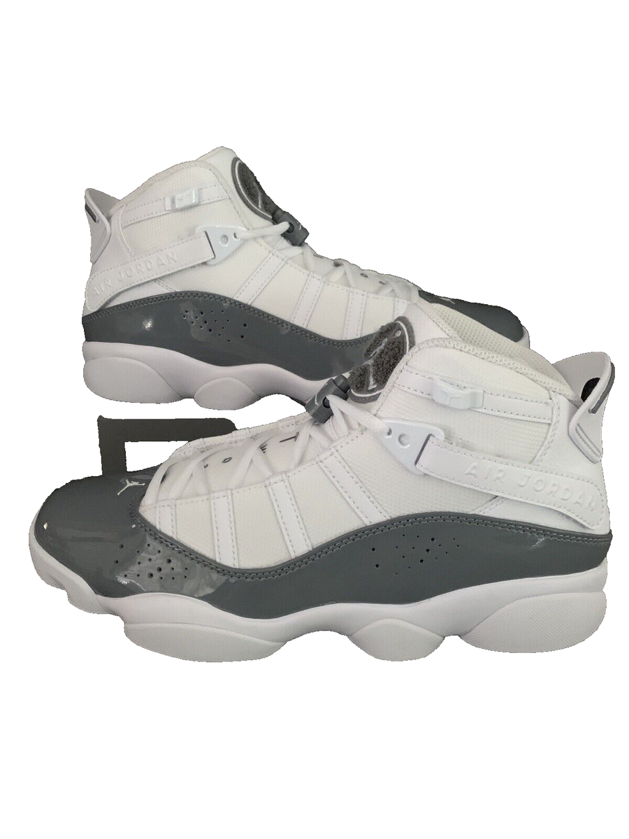 Nike Air Jordan 6 Rings White Cool Grey 322992-121 Men's