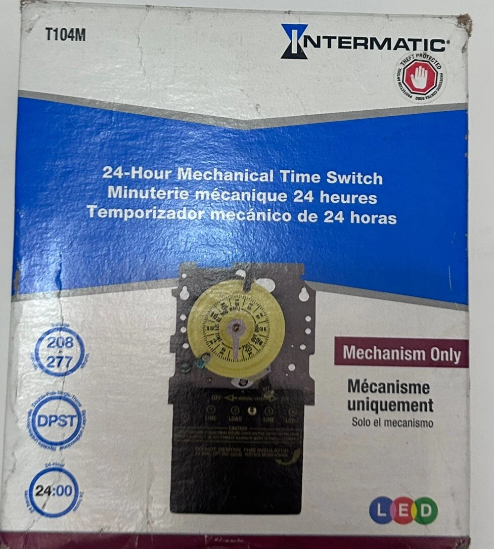 Intermatic T104m 24 Hour Dial Timer Mechanism ONLY
Opens in a new window or tab