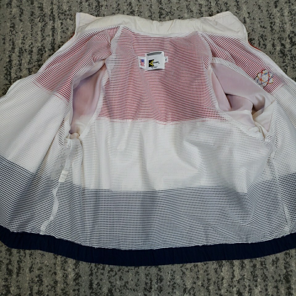 K-Brand Jacket Lightweight Coat Atom Patch Red Wh… - image 11