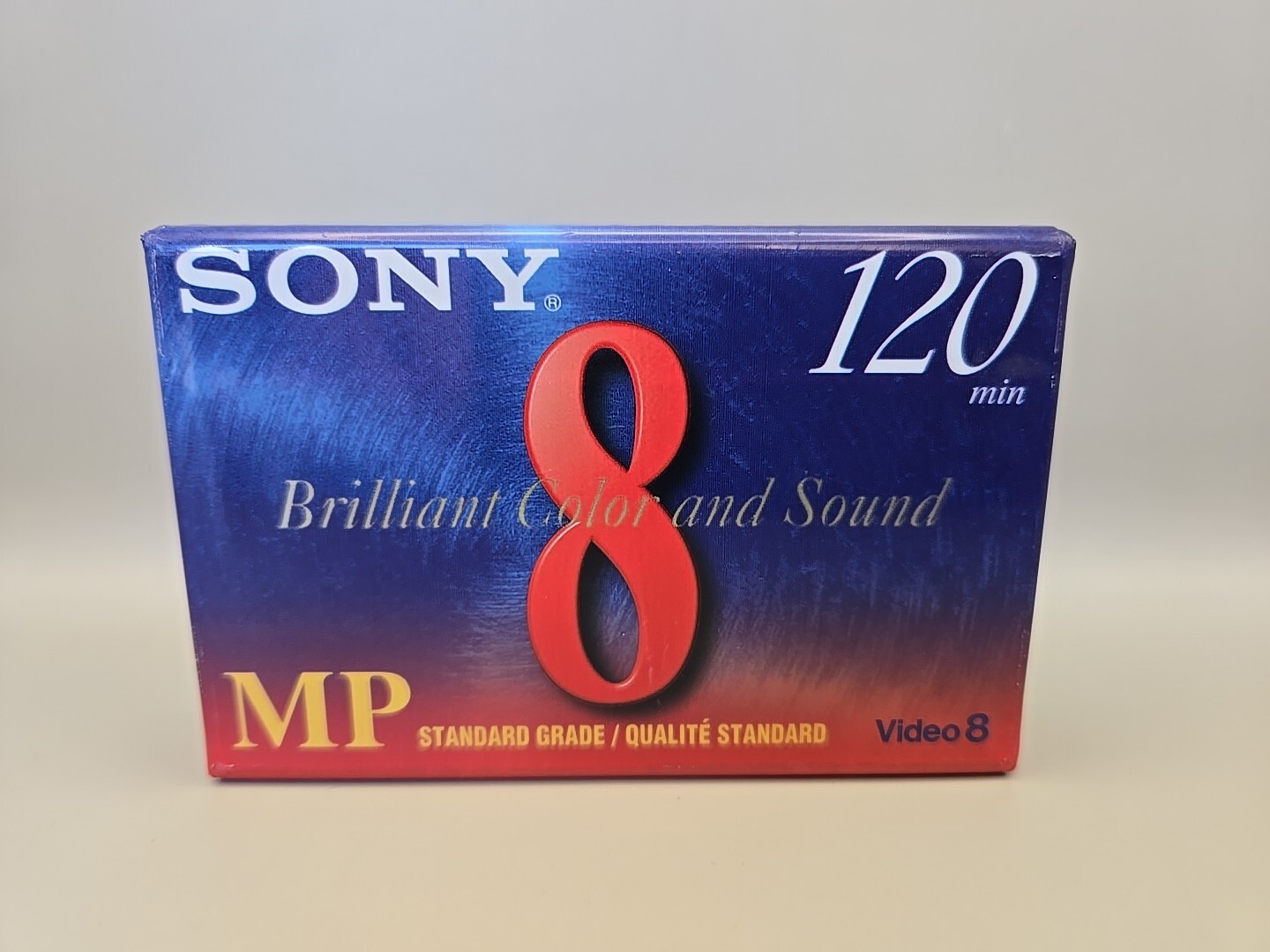 Sony 120 min 8 mm Standard Grade Video Cassette (P6-120MPD)