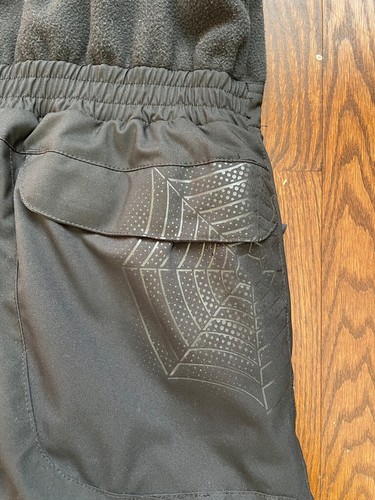 Spyder Mini Expedition Kids Sz 7 Black Bib Snowpants Snow Pants "Small to Tall" - Picture 7 of 8