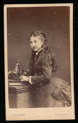 Spalding CDV - junge Dame - Chelmsford UK 1877