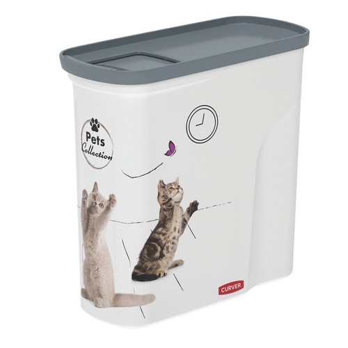 PetLife 2L Vorratsbehälter Tiernahrung Praktisch Bequem Futterbehälter Futter - Bild 1 von 2