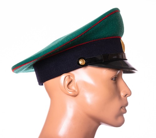 Gorra de oficial soviético ruso del Ejército Rojo tropas fronterizas URSS - Imagen 4 de 12