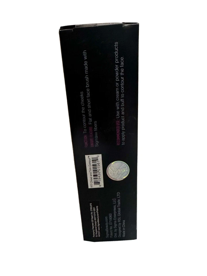 Sigma Beauty F77 Brush Make Up Brush Chisel And Trim Contouring Brush 53-HU111 - Image 3 of 3
